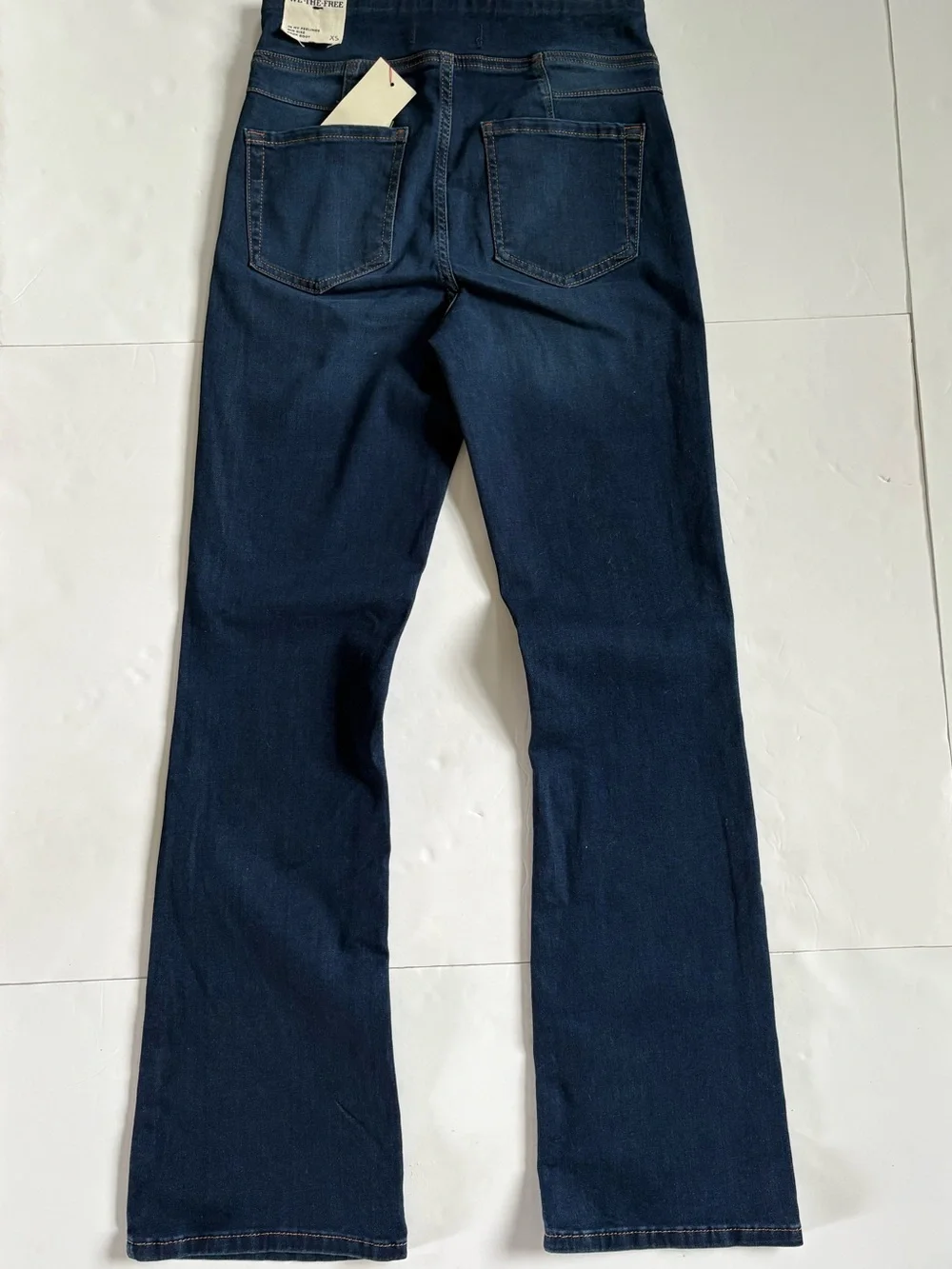 Free People Dark Blue Flared Jeans